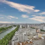 1Br Flat View On Eiffel Tower And Sacre-Coeur